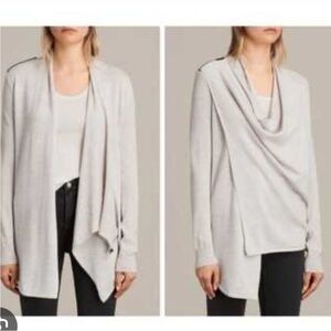 All Saints Merino Wool Drina Cardigan Size 6